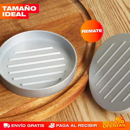 MOLDE MANUAL PARA HAMBURGUESAS