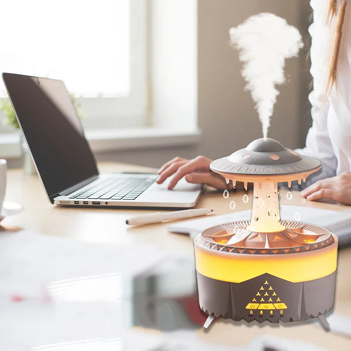 HUMIDIFICADOR Y DIFUSOR DE AROMAS - LLUVIA