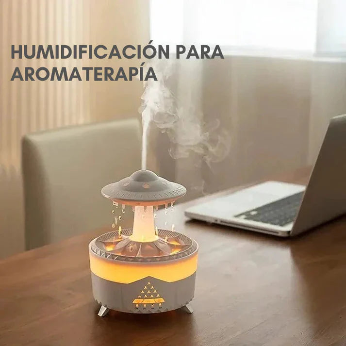HUMIDIFICADOR Y DIFUSOR DE AROMAS - LLUVIA