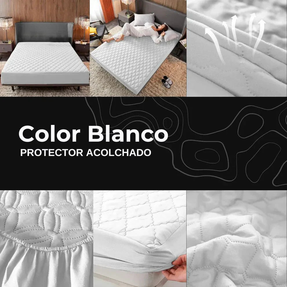 Protector de Colchón Antifluido Premium + 2 Fundas de Regalo