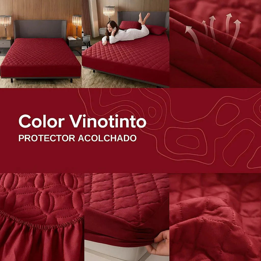 Protector de Colchón Antifluido Premium + 2 Fundas de Regalo