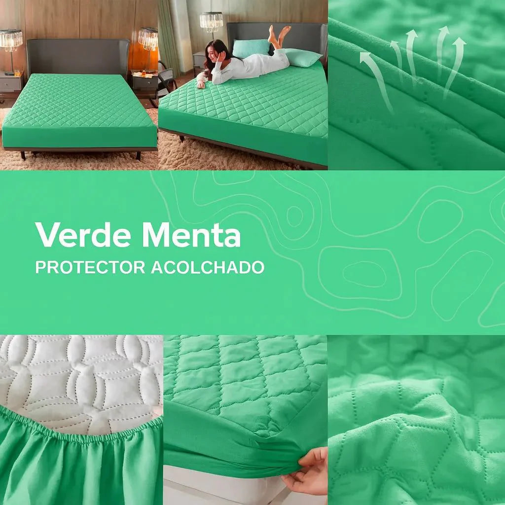 Protector de Colchón Antifluido Premium + 2 Fundas de Regalo