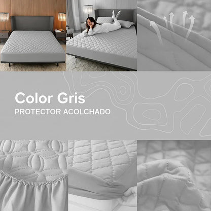 Protector de Colchón Antifluido Premium + 2 Fundas de Regalo