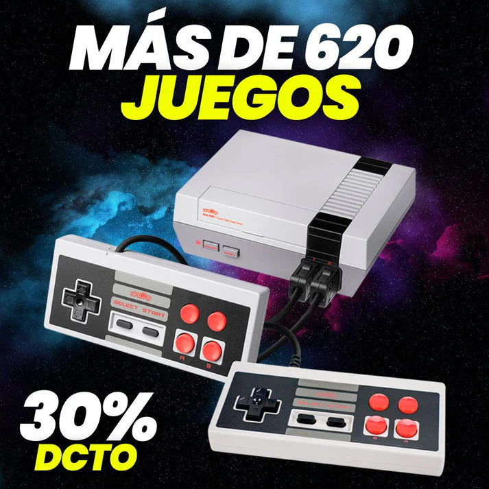 MINI CONSOLA RETRO  620 JUEGOS